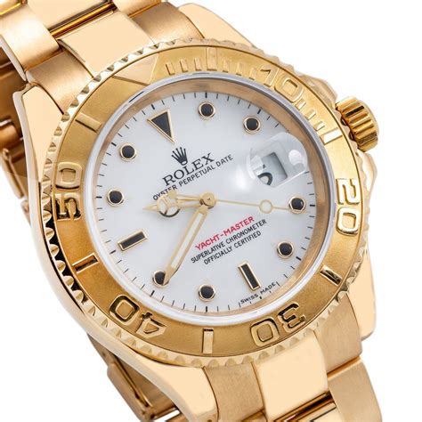 rolex yacht master gold and steel|gold Rolex Yacht-Master for sale.